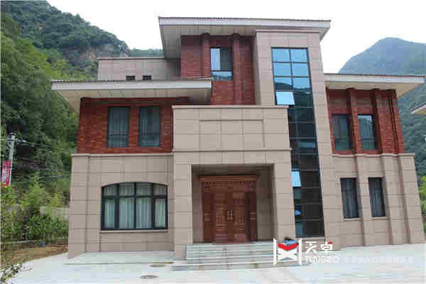 西安秦嶺別墅對(duì)開入戶銅門，子母銅門